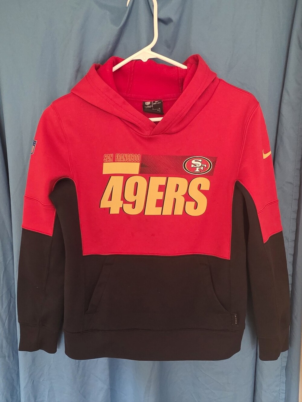 Nike Kids San Francisco 49ers Red & Black Pullover Hoodie
